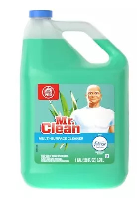 Mr. Clean Multi-Surface Cleaner With Febreze Freshness Meadows & Rain 128 Fl Oz • $19.99