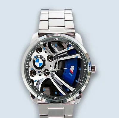 Rare BMW M Power M3 M4 M5 Wheel Man N Woman Sport Metal Watch • $18.77