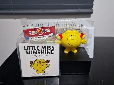 2003 McDonalds Mr Men Toys - Little Miss Sunshine Figure + Story Book Gift • £9