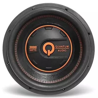 Quantum Audio QW3000/12D4 12 Inch 1000-3000 Watts 4 Ohm Dvc Subwoofer • $179.95