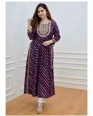 £23.99 • Buy Indian Naira Cut Kurta Pant 2Pc Casual Party Wedding Dress Pakistani Suit
