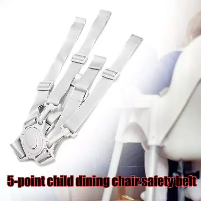 $7.83 • Buy Baby Universal 5 Point Harness High Chair Safe Belt Seat Belts New 2023 TOP