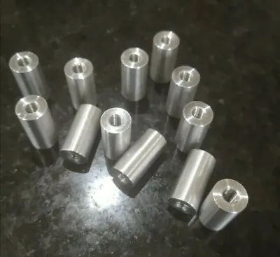 £7.90 • Buy Threaded Stainless Steel Spacers Standoff Bush Many Diameters Lengths M4 To M12