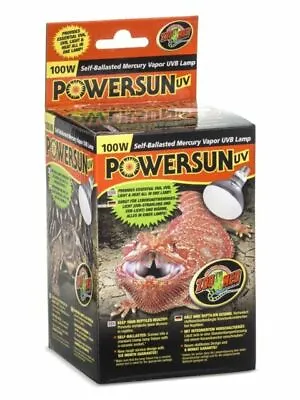 Zoo Med PowerSun PUV-11 UV Lamp - 100W • $39.95
