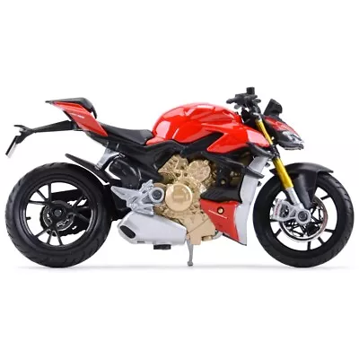 Maisto 1:18 Ducati Super Naked V4 S MOTORCYCLE DIECAST MODEL Collection Toy Gift • $32.99