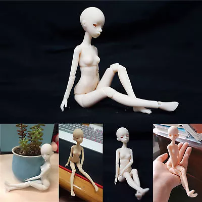 BJD 1/8 19.5cm Mini Doll Little Girl Unpainted Bare Doll Without Any Make Up • $59.99