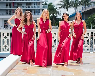 Infinity Bridesmaid Dress Convertible Dress Long Dress Multi-way Dress • $19.99