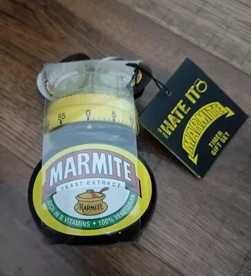 Marmite Kitchen Timer Gift Set With 2x 8g Heart Shaped Marmite Sachets BBE 2015  • £9.99