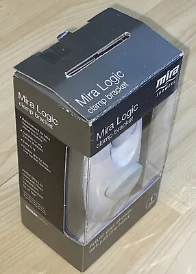 Mira Logic White Shower Slide Rail Clamp Bracket For 22mm Riser Rails - £12.95 • £12.95