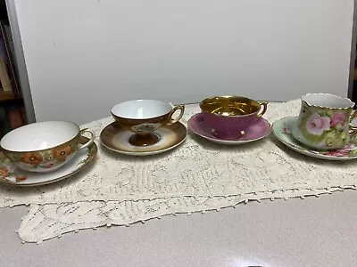 Lot Of  4 Vintage Tea Cups & Saucers  Made In Japan • $55