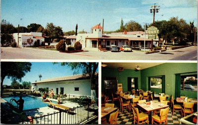 $5.95 • Buy Broadway Courts Las Cruces New Mexico NM Multi View Old Cars Unposted Postcard