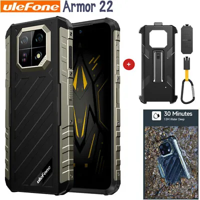 Ulefone Armor 22 4G LTE Rugged Phone Android 13 Mobile Outdoor Night Camera • $406.99