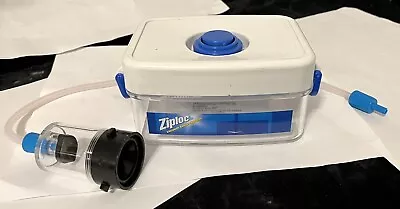 $5 • Buy Ziploc Vacuum Sealer System 0.5 Quart Canister And Hose Attachment - UNUSED