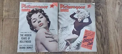 2 X Picturegoer Magazines 1955 Joy Webster Jayne Mansfield • £9.99