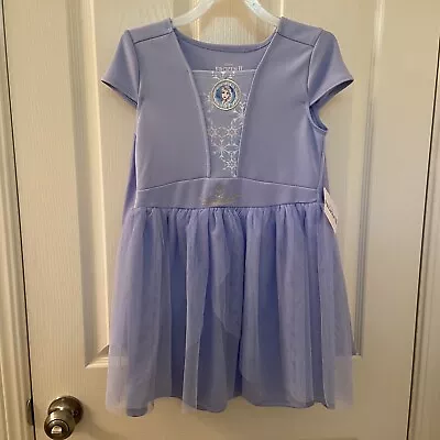 Disney Frozen II Elsa Cosplay Tutu Tulle Dress With Cape Girls Size M 7-8 NWT • $24.99