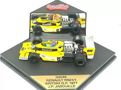 £15.99 • Buy 1:43 Scale Quartzo Renault RS01/1 F1 Car J P Jabouille 1977 British Grand Prix