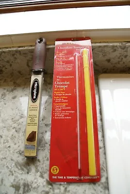 £29 • Buy Chocolate Tempering Thermometer & Microplane Chocolate Shaver.