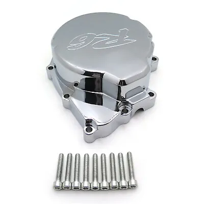 Motorcycle Engine Stator Cover For Yamaha YZF-R6 2006-2021 Chrome Left  R6  Logo • $43