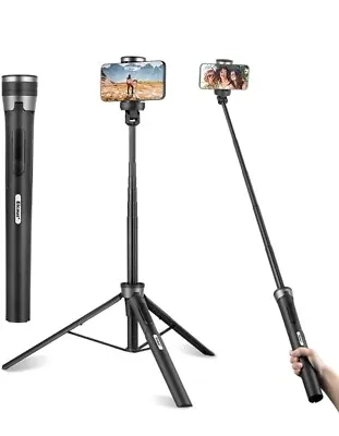 Eicaus 60” Selfie Stick Tripod With Wireless Remote  Cellphone Stand For Video • $15.99