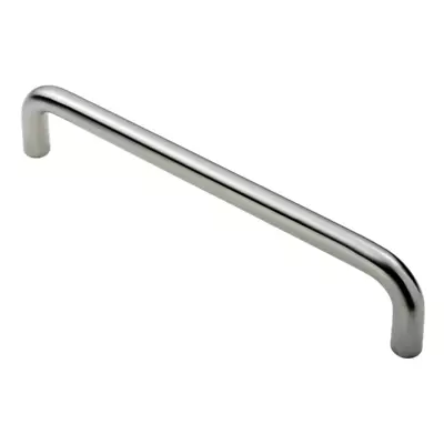 Eurospec 'D' Pull Door Handle 425 X 19mm Satin Stainless Steel • £21.46