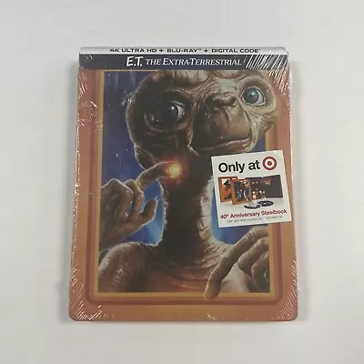 E.T. The Extra Terrestrial Steelbook  4k UHD Blu-ray Digital See Description • $30