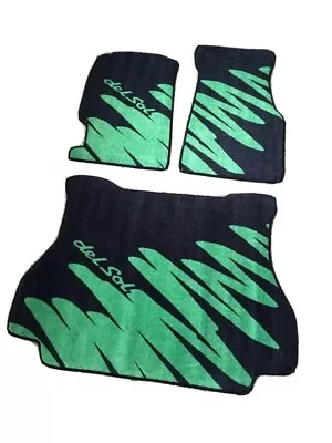 $525 • Buy Honda CRX Del Sol Floor Mats & Trunk COMBO OEM Zig Zag EG1 EG2 EH6 JDM 1992-1997