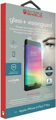 Zagg InvisibleShield Glass+ Visionguard Screen Protector For IPhone 8Plus/7Plus • £6.99