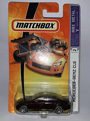 Matchbox MBX Metal (2007) Mercedes-Benz CLS Red Toy Car #2 • $11.04