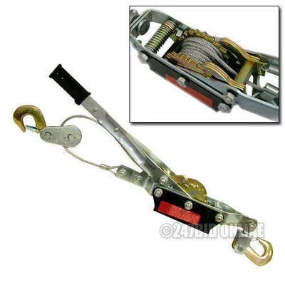 £28.83 • Buy 4 Ton Heavy Duty 2 Hook Cable Puller Hand Winch Turfer Caravan Trailer Boat
