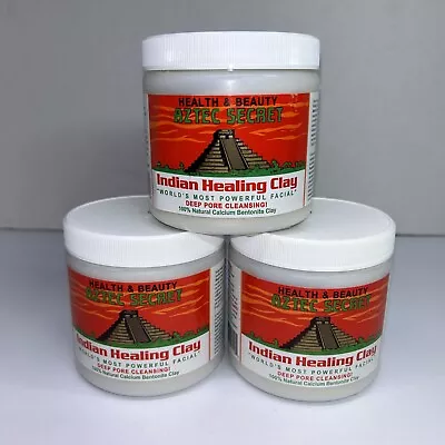 Aztec Secret Indian Healing Deep Pore Cleansing Clay - 3 X 16oz • $25