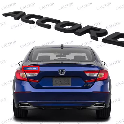 For 2018-2021 Accord Sport Matte Black Nameplate Emblem Rear Badge 08F20-TVA-100 • $17.88