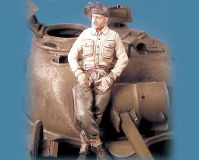 Legend 1/35 US Tank Crew Soldier Leaning On Turret WWII #1 [Resin Figure] LF0011 • $11.06