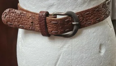 £10 • Buy Thick Leather Brown Belt  27  -31 