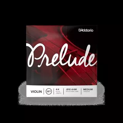 D'Addario J810 4/4M Prelude Violin String Set 4/4 Scale Medium Tension • $19.99