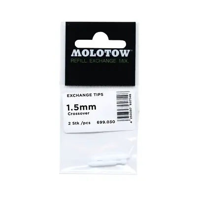 Molotow CROSSOVER 1.5mm Replacement Tip Pack (5-pc) Graffiti Art Marker • $5.75