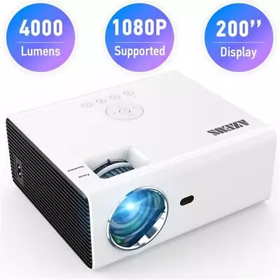 Mini LED Projector Full HD 1080P Portable Video Movie Home Theater Cinema HDMI • $103.39