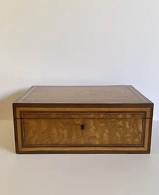 Antique Maple Burlwood Box • $395