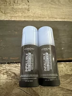 L'oreal Infallible Pro-Spray & Set Makeup Extender Setting Spray (Pack Of 2) • $16.10