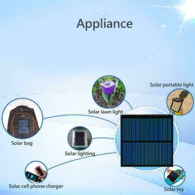 Mini 5.5V 80MA Solar Panel Solar System DIY For Light Best Phone L2N2 • $2.48