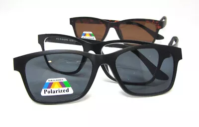 In And Out Bifocal Readers With Polarized Sun Clip-on • $19.95