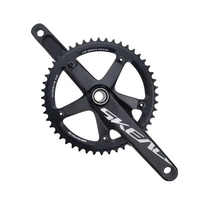 Crankset Fixed Gear Bicycle Crank 165mm Hollowtech Bike Chainwheel With BB • $105.78