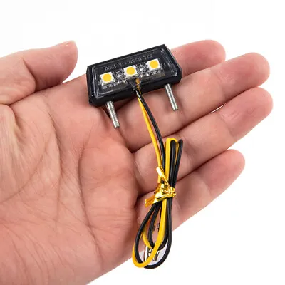 12V Motorcycle License Plate LED Light Waterproof Motorcycle License Light! ❤ C~ • $7.88