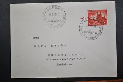 1940 Germany B175 Reintegration Of Belgian Eupen-Malmedy Into 3rd Reich Cover • $7.95