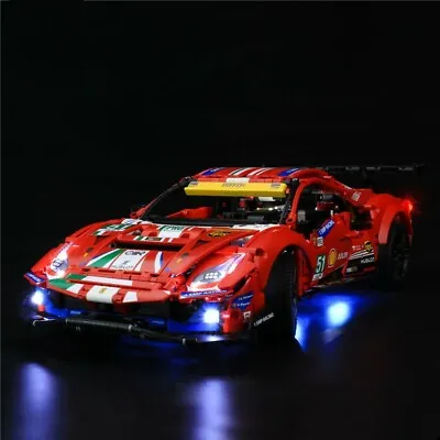 LED Lighting Kit For LEGO 42125 Technic Ferrari 488 GTE AF Corse LED Light ONLY • $107.99