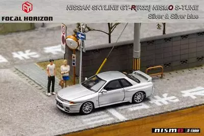 1:64 Nissan Skyline R32 GTR NISMO S-Tune -- Silver -- Focal Horizon • $49.99