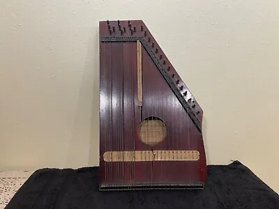 Vintage F. MENZEN MAUER'S  Harp Zither Lap Guitar NO - 0   PAT 1894 • $59.99