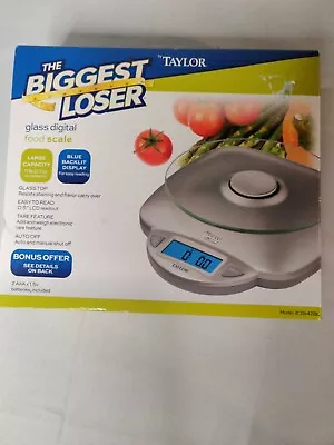 Taylor Glass Digital Food Scale 11lb. Capacity Biggest Loser • $13