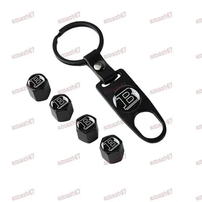 Valve Stem Caps Keychain Keyring Wheel Tire For Brabus Amg Mercedes Key Fob Keys • $12.38