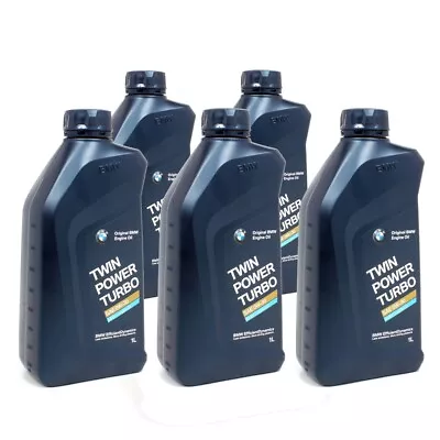 £59.99 • Buy Genuine BMW Engine Oil 5 Litres Shell Top Up Twin Power Turbo LL04 SAE 0W-30