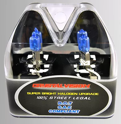 H3 100W Pair Xenon Super White Halogen Direct Replace Fog Light Bulbs Lamp C458 • $11.39